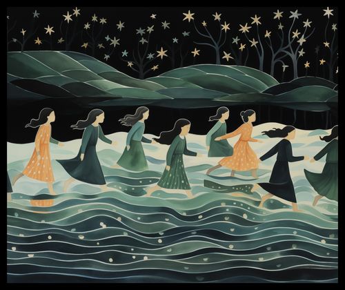 Plakat 60x50cm Nocna Procesja na Arena.pl