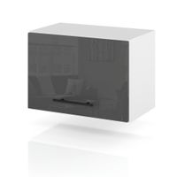 Szafka Kuchenna Wisząca Okapowa Modulowa 50cm Spremium Szary Połysk