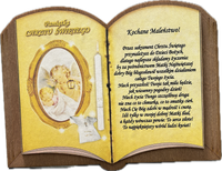 książeczka ozdobna CHRZEST 20 x 15,5 cm    P705