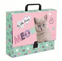 TECZKA Z RĄCZKĄ A4 XL MY LITTLE FRIEND FLUFFY KITTY ST.MAJEWSKI