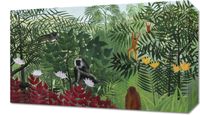 Obraz 50x30cm Tropical Forest, Rousseau Vintage do Salonu