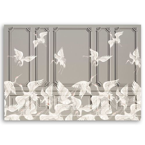 Emaga Obraz na płótnie, Żurawie w locie - 100x70 na Arena.pl