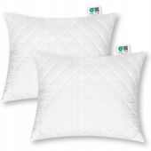 2 x PODUSZKA 70x80 ANTYALERGICZNA PIKOWANA GRUBA KOMPLET ZAMEK PREMIUM