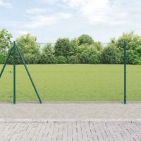 Słupek ogrodzeniowy. Zielony 25 x 1,2 m (siatka 13 mm) Stal