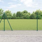 Słupek ogrodzeniowy. Zielony 25 x 1,2 m (siatka 13 mm) Stal