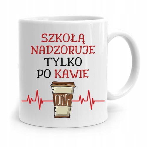 Dla Dyrektora Kubek Nadzoruje Po Kawie Prezent Z Nadrukiem Ze Zdjęciem na Arena.pl