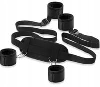 Sex gadżet uprząż kajdanki na ręce i nogi do różnych sex pozycji dla par