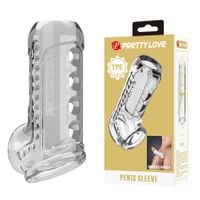 pretty love penis sleeve - clear long
