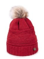 Czapka zimowa dziecięca czerwona 54-56 YOCLUB