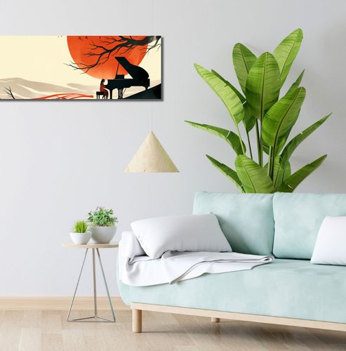 Obraz 90x30cm Pianistka na Arena.pl