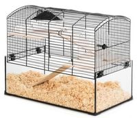 Klatka z wyposażeniem dla małych gryzoni - Zolux 51,5 x 29 x 40cm CZARNA