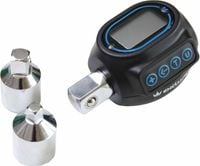 Adapter dynamometryczny elektroniczny 1/2" 10-200 Nm + 2 redukcje