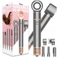 MOCNA SUSZARKA LOKÓWKA DO WŁOSÓW 5W1 3 PRĘDKOŚC 1300W Z JONIZACJA REGULACJA