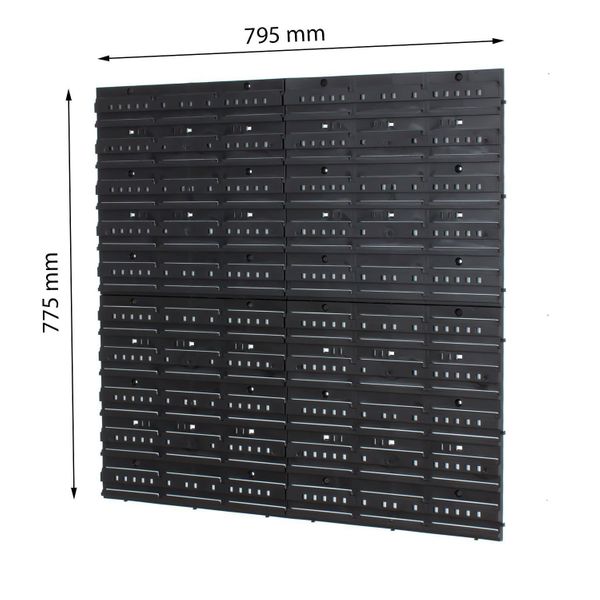 Tablica warsztatowa narzędziowa 80 x 80 cm + 40 kuwet zdjęcie 2