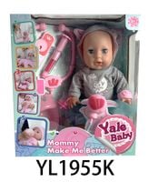 Interaktywna Lalka Marysia + Akcesoria Lekarza Dla Dzieci 3+ Ruchome Elemen