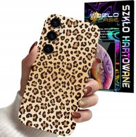 ETUI CASE DO SAMSUNG S24+ - PANTERKA WZORKI MODNE WZORY DLA KOBIET + SZKŁO