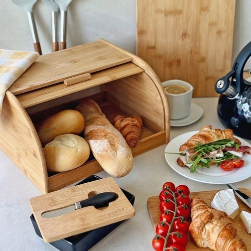 Chlebak bambusowy na chleb BAMBUSOWY Tadar 27 x 32 x 18 cm na Arena.pl
