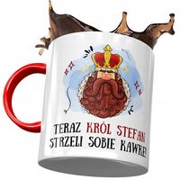 Kubek Czerwony Dla Stefana Męża Kolegi Prezent Z Nadrukiem Ze Zdjęciem