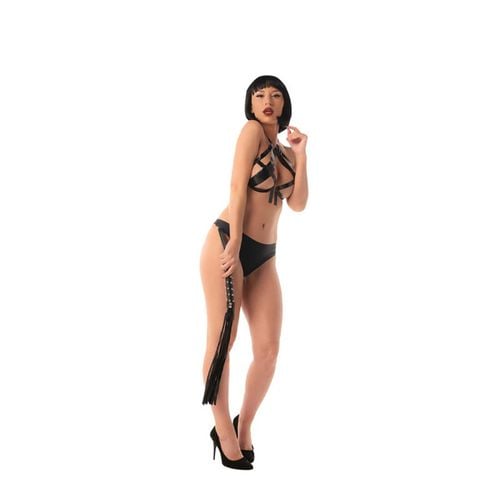 czarny flogger fantasy 65 cm na Arena.pl