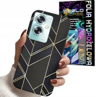 ETUI DO OPPO A79 5G - MARMUREK GEOMETRYCZNE WZOR DLA KOBIET + FOLIA