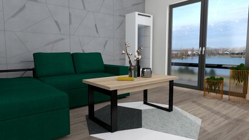 NOWOCZESNY STOLIK KAWOWY ŁAWA DO SALONU LOFT na Arena.pl