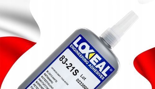KLEJ DO ŁOŻYSK TULEI PIAST LOXEAL 83-21 DUŻA WYTRZYMAŁOŚĆ 250 ml na Arena.pl