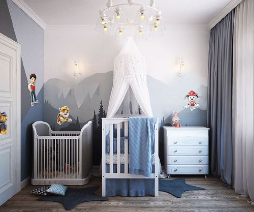 ND19_SRPP-005_6 Dekoracja cienna Psi Patrol - R na Arena.pl