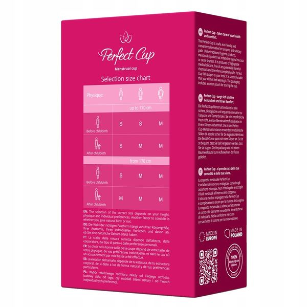 Kubeczek Menstruacyjny - Perfect Cup - Róż [L] zdjęcie 2