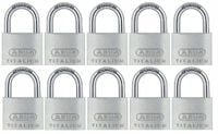 ZESTAW 10 KŁÓDEK ABUS TITALIUM 64TI/20 SYSTEM JEDNEGO KLUCZA