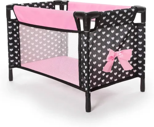 Łóżeczko Dla Lalki Turystyczne, Krzesełko Do Karmienia Z Akcesoriami Bayer na Arena.pl