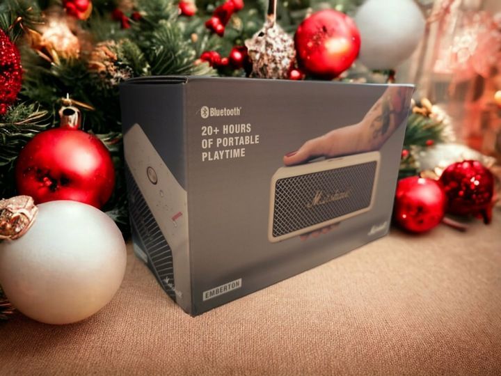 GŁOŚNIK PRZENOŚNY MARSHALL EMBERTON KREMOWY zdjęcie 2