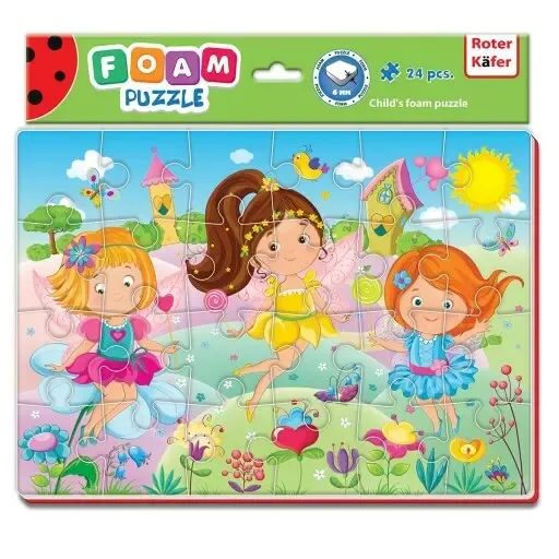 Puzzle piankowe 24 elementy. Wróżki zdjęcie 1