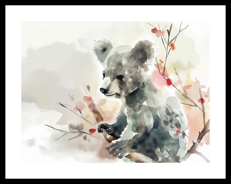 Plakat 40x30cm Akwarelowa Koala zdjęcie 3