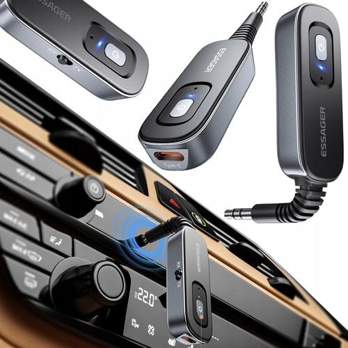 Transmiter odbiornik nadajnik BLUETOOTH 2w1 AUX Minijack 3,5 mm TX RX na Arena.pl