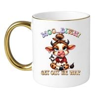 MOO... BITCH! Wzór - Klasyczny Biało-Złoty 330 ml