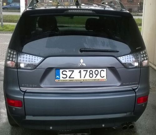 MITSUBISHI OUTLANDER II - LISTWA CHROM na KLAPE 4 na Arena.pl