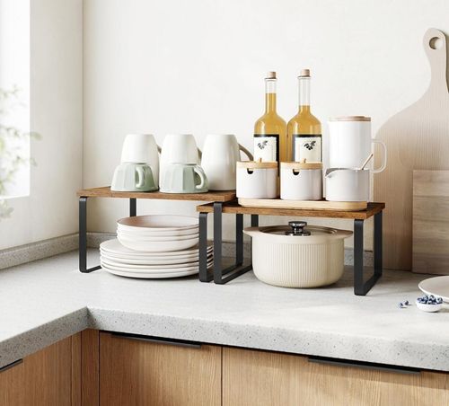 Zestaw 2 półek bambusowych GINGER RUSTIC na Arena.pl