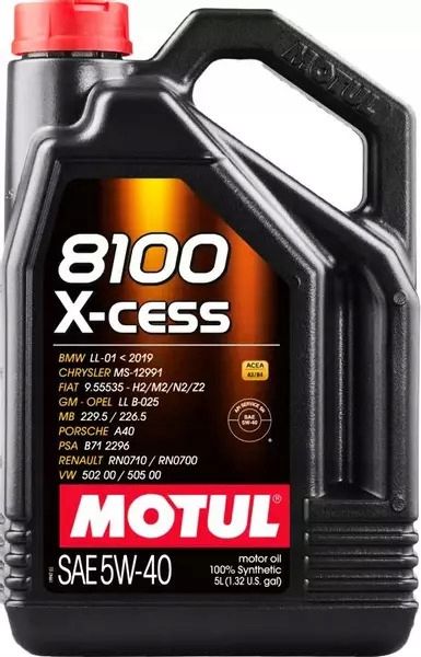 MOTUL 8100 X-CESS 5W40 SN/CF A3/B4 5L zdjęcie 1