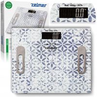 WAGA ŁAZIENKOWA ZELMER ELEKTRONICZNA SZKLANA ANALITYCZNA POMIAR CIAŁA 180KG