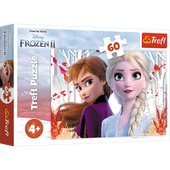 Puzzle - 60 - Zaczarowany świat Anny i Elsy - Kraina Lodu II - Trefl 17333