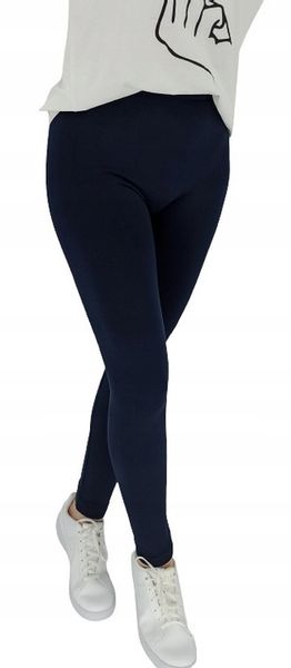 LEGINSY damskie GRANATOWY OCIEPLANE BEZSZWOWE zdjęcie 7