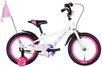 ROWER ROWEREK 16 CALI DZIECIĘCY BEZPIECZNY DLA CHŁOPCA DZIEWCZYNKI PREZENT