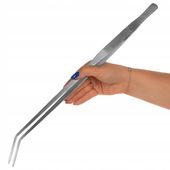 PĘSETA WYGIĘTA STAL PINCETA ZAGIĘTA DŁUGA 48CM
