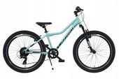 Rower 24'' MTB JUNIOR SHIMANO LAZARO STARLIGHT ALUMINIOWY MIĘTOWY