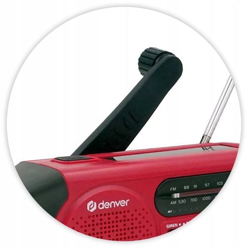 Radio DENVER SCR-2010 Czerwony na Arena.pl
