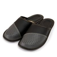 SKÓRZANE KLAPKI MĘSKIE PO DOMU