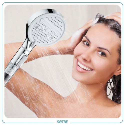 Słuchawka natryskowa pod prysznic DUŻA SOLIDNA start stop filtr kamienny na Arena.pl