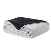 Narzuta pikowana dwustronna SOFTA 200x220 czarna + szara AmeliaHome