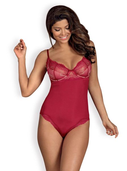 Bielizna-Rosalyne Body Czerwone S/M zdjęcie 1