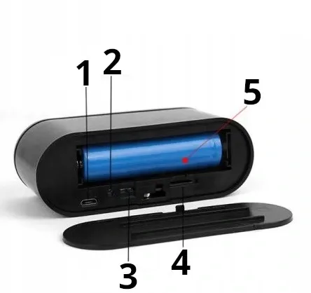 BUDZIK ZEGAR Z MINI KAMERA SZPIEGOWSKA UKRYTA WiFi na Arena.pl